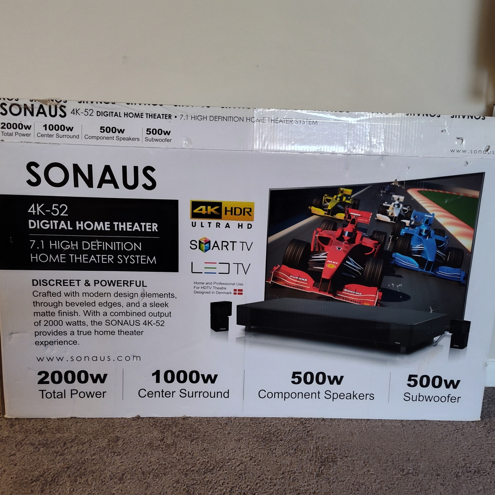 Sonaus 4K-52 Digital Home Theater System